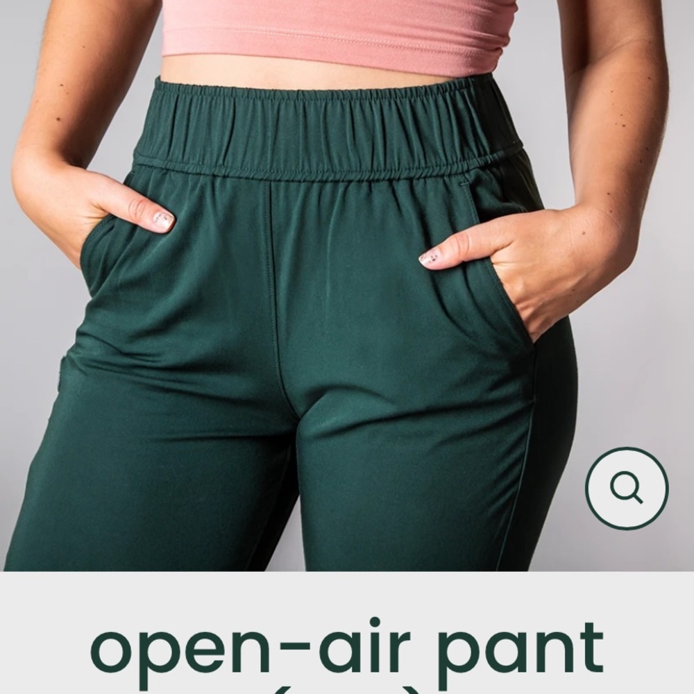 Alder open air pant in green